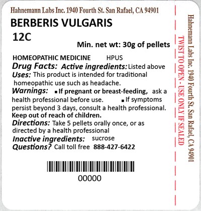 Berberis Vulgaris 12c 30g (Berberis Vulgaris 12c 30g)